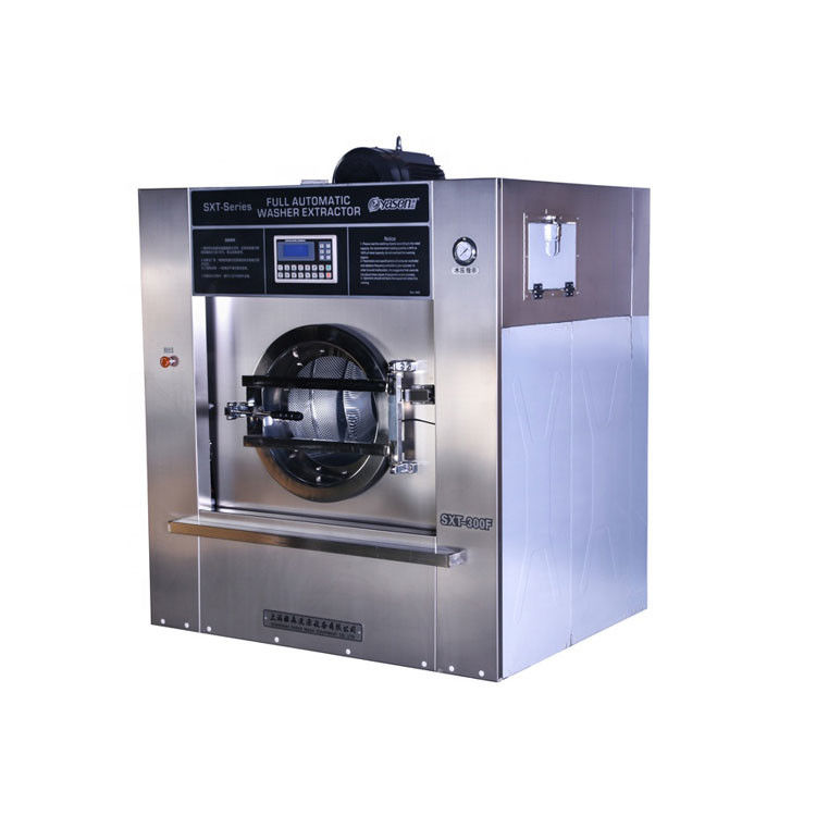 30 Kg Ethiopia Commercial Laundry Washing Machines Hot Water Cleaning Corrosion Free